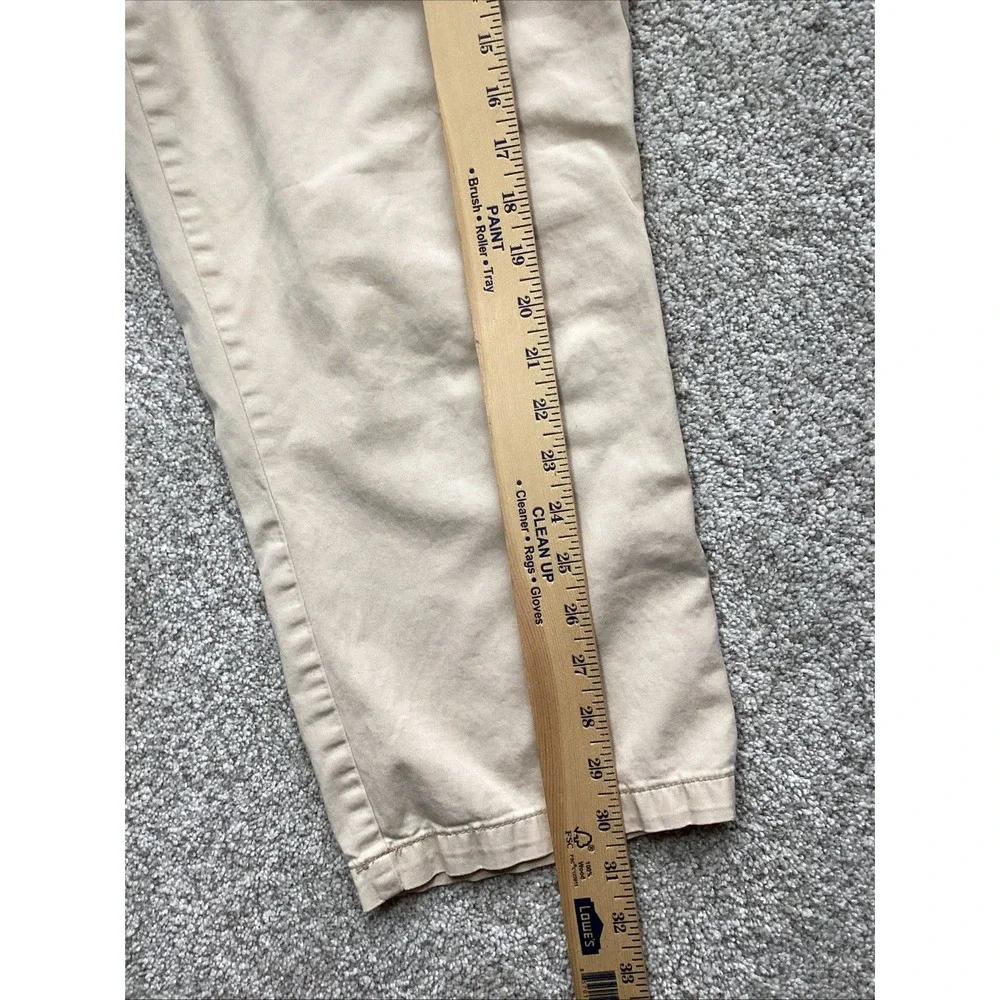 St John's Bay Women Capri Beige Pant Size 12 Petite